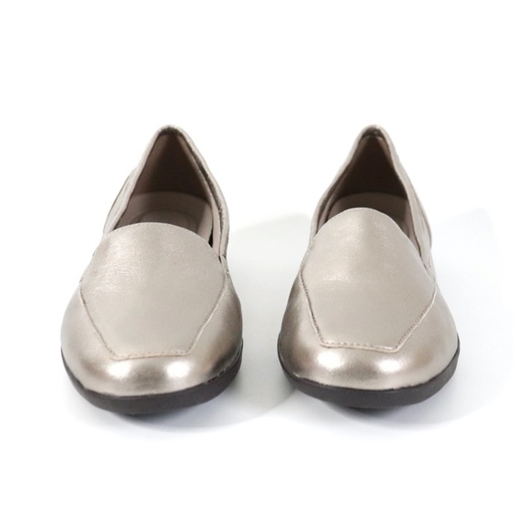 Easy Spirit Devitt Bronze Metallic Leather Slip-On Loafers Shoes Size 7.5 - Picture 2 of 8